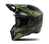 Oneal EX-SRS Hitch Casco Motocross, nero-verde, taglia XL