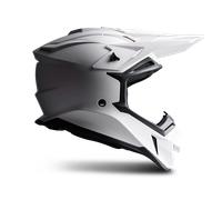 Casco Cross Raven Airborne Evo Bianco LucidoL Bianco Lucido