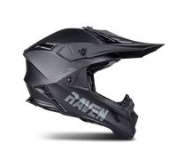 Raven Casco Cross Aspire Evo Nero opaco XXL