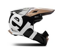 Casco Cross Raven Onyx Nero/MarroneM Nero,Marrone