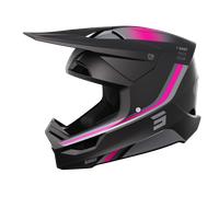 Shot Furious Aim Casco da motocross, nero-rosa, taglia XL