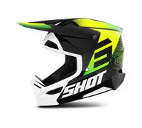 §Casco Cross Shot Furious Apex Giallo Neon Lucido§