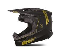Shot Furious Army Casco Motocross, nero-oro, taglia 2XL per maschi