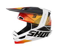 §Casco Cross Shot Furious Electron Arancio§