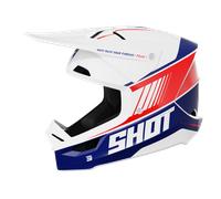 §Casco Cross Shot Furious Peak Blu-Rosso§