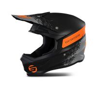 §Casco Cross Shot Furious Roll Nero-Arancio§