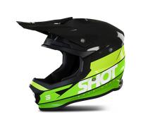 §Casco Cross Shot Furious Story Verde§