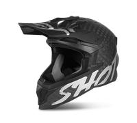 Casco Cross Shot Lite Carbon Carbonio-Argento Opaco XS 53-54cm
