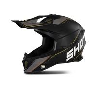 §Casco Cross Shot Lite Prism Nero-Oro§
