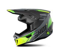 §Casco Cross Shot Lite Ultra Giallo Neon Glitter Opaco§