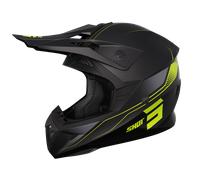 Shot Pulse Edge Casco da motocross, nero-giallo, taglia S