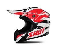 §Casco Cross Shot Pulse Revenge Bianco-Rosso-Nero§