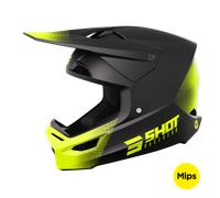 §Casco Cross Shot Race Mips Nero-Fluo§