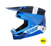 §Casco Cross Shot Race Mips® Ridge Blu§