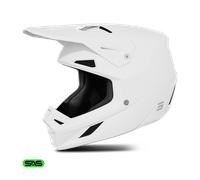 Shot Speed Casco da motocross, bianco, taglia S per maschi