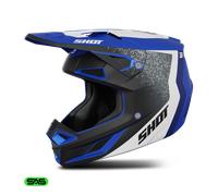 Shot Speed Hybrid Casco da motocross, blu, taglia M per maschi