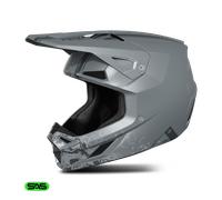 Shot Speed Battle Mips Casco da motocross, grigio, taglia L per maschi