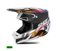 Casco Cross Shot Speed Nero/Bianco PerlatoL Nero,Bianco Perlato