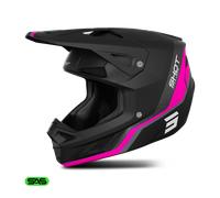 Shot Speed Atomic Mips Casco da motocross, rosa, taglia L per maschi