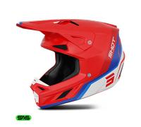 Shot Speed Atomic Off-road Helmet Rosso S