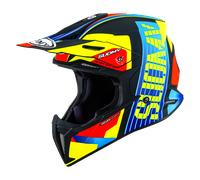 Casco Off-Road Suomy X-WING Amped Black/Light Blue Taglia:XS
