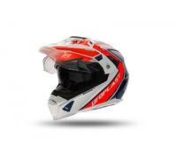 Casco Cross Visiera UFO 2025 ARIES Occhiali Rosso Blu Tourer Crossover Moto ATV