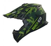 Casco Crosshelm Squadron Rebelution Verde Camouflage (A-Minus-Ware) Rotto