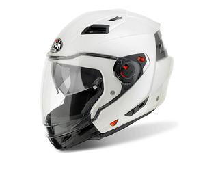 Casco Crossover Airoh Executive Mentoniera Sganciabile Bianco Lucido Taglia M