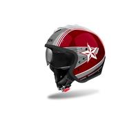 Casco Crossover Airoh J 110 COMMAND Burgundy gloss Taglia:XS