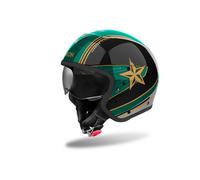Casco Crossover Airoh J 110 Command Verde Lucido L