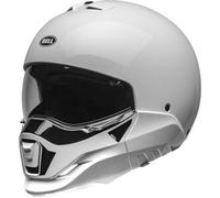 Bell Moto Broozer Duplet Convertible Helmet Bianco L