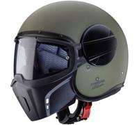 Caberg Ghost X, casco modulare M male Opaco-Verde Scuro