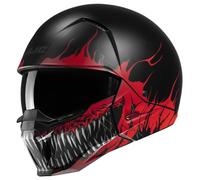 Casco i20 SCRAW Rosso Nero HJC - UE: L