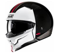 HJC i20 Vena Casco Jet, nero-bianco-rosso, taglia XL per maschi