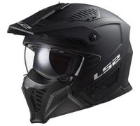 Casco Crossover Ls2 OF606 Drifter Solid Nero Opaco L