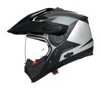 Nolan Casco Crossover N70-2 X Turbine 349 Bianco/Nero/Grigio Taglia M