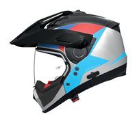 Casco Crossover Nolan N70-2 X TURBINE 350 Bianco / Nero / Blu / Rosso