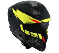 Suomy Armor Hi Volt Casco Jet, nero-giallo, taglia S per maschi