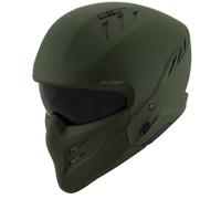 Suomy Armor Plain, casco modulare XL male Matt-Verde Scuro