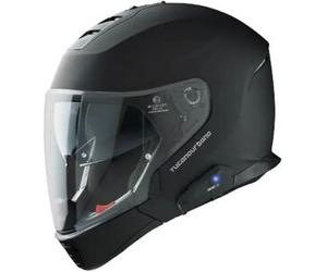 Casco Crossover Tucano Urbano Hyperlink con Interfono MIDLAND Nero Opaco M