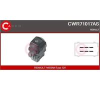 Casco CWR71017AS Interruttore Alzavetro Renault Group