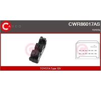 CASCO CWR86017AS Interruttore Alzavetro Toyota
