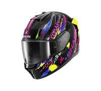 SHARK Casco D-Skwal 3 Fawn – Nero / Violet / Giallo – Taglia XL