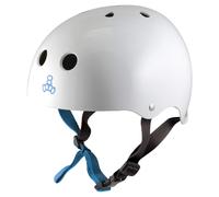 Casco da acqua Triple Eight Sweatsaver Halo per wakeboard e sci nautico bianco lucido piccolo