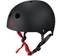 Casco da acqua Triple Eight Sweatsaver Halo per wakeboard e sci nautico in gomma nera piccolo