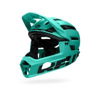 Casco da bici Bell Super Air R Spherical turchese opaco/nero M