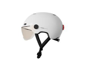 Casco da bici Cosmo Connected Fusion Bianco Brillante - Nouvo