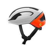 Casco da bici da strada POC Omne Air MIPS (Bianco Idrogeno/Arancione Fluorescente) L (56-61 cm)