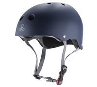 Casco da bici e skateboard certificato Triple Eight Dual blu opaco X-Small/Small