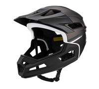 Casco da Bici Integrale Protettivo con Assorbimento degli Urti Casco da Mountain Bike in Titanio Nero